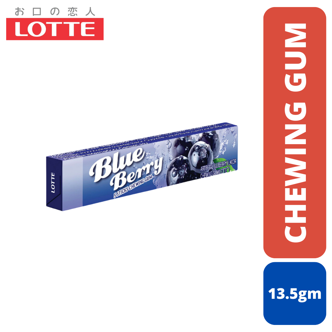 Lotte Blueberry Chewing Gum MRP 50