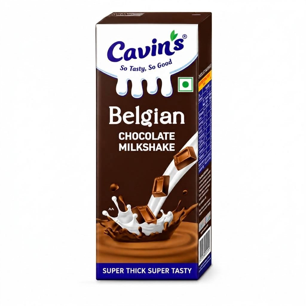 Cavin's Belgian Chocolate Milkshake 170ml MRP 90