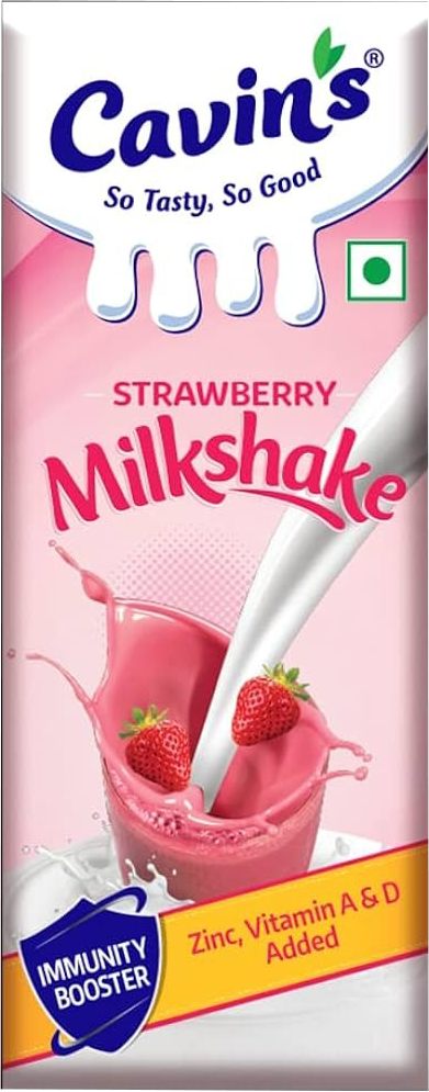 Cavin's Strawberry Milkshake 170ml MRP 90