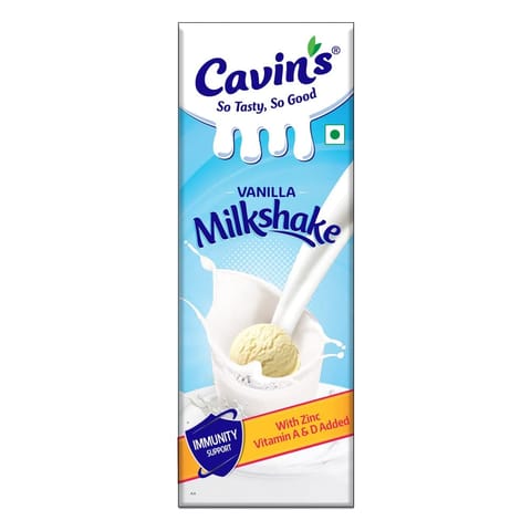 Cavin's Vanilla Milk Shakes 200g MRP 90