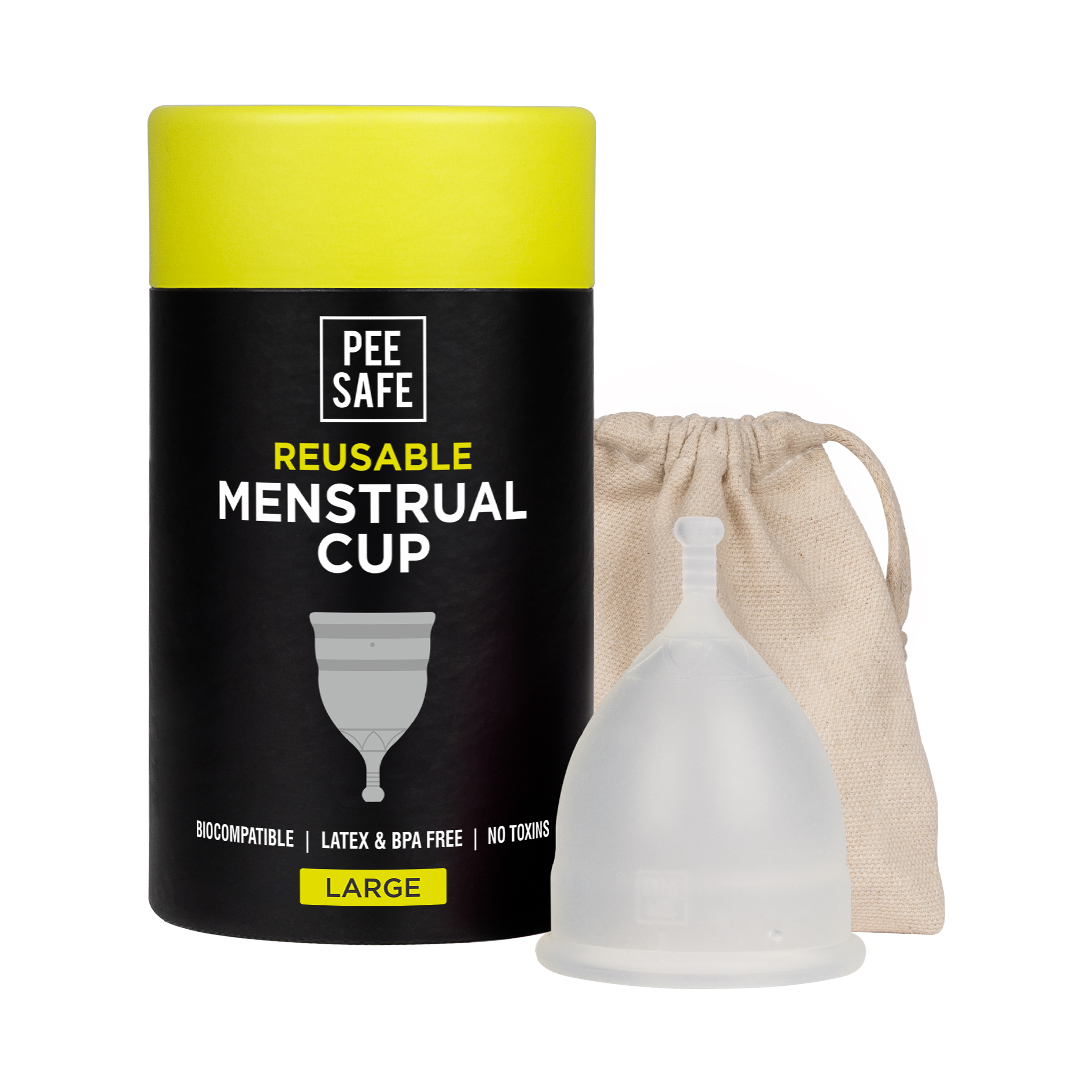 PeeSafe Reusable Medical Grade Silcone for Women - Large Menstrual Cups 1pcs MRP 559