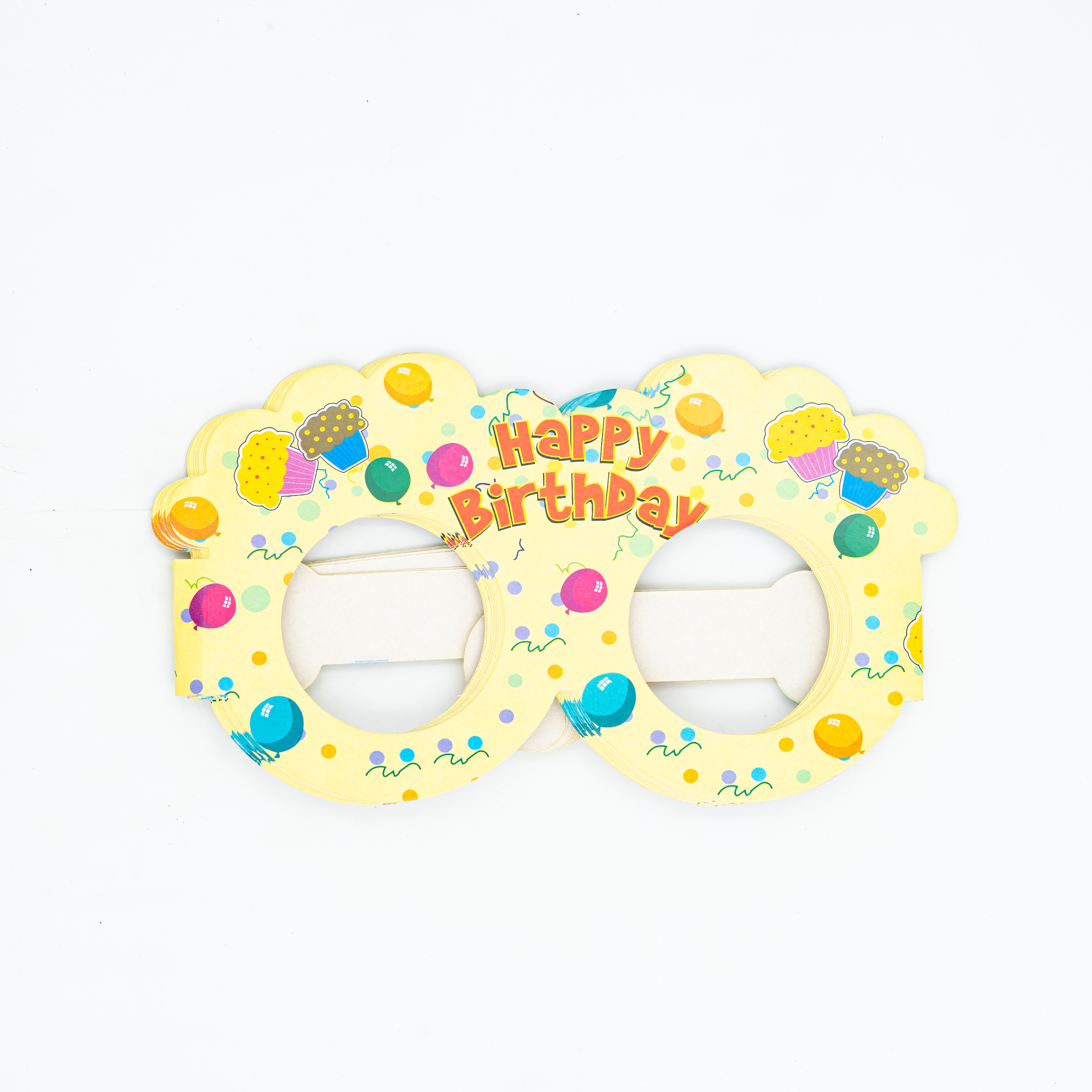 Birthday Mask (Light Yellow) Party Items MRP 119
