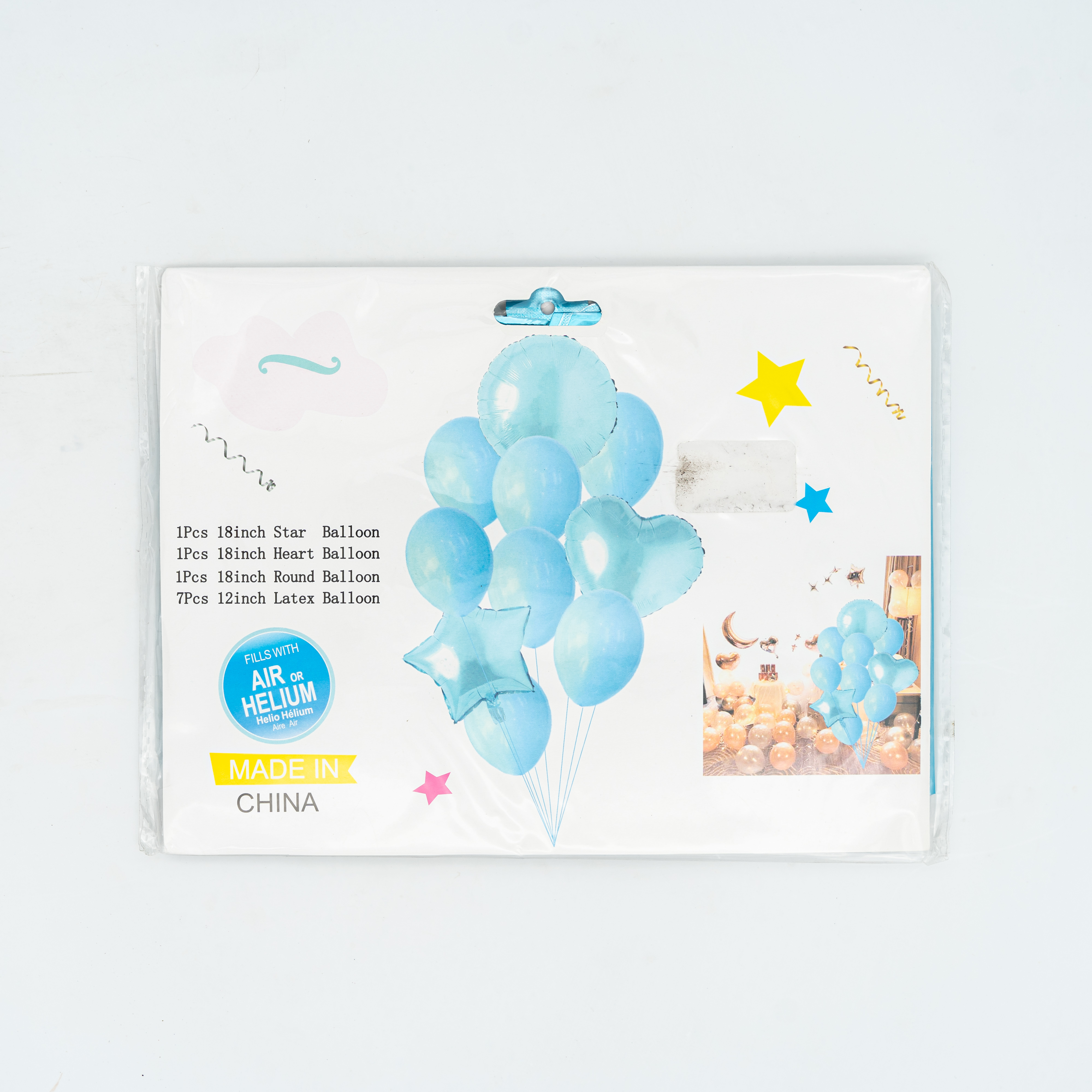 Ballon Assorted Mix (Blue) Party Items MRP 254
