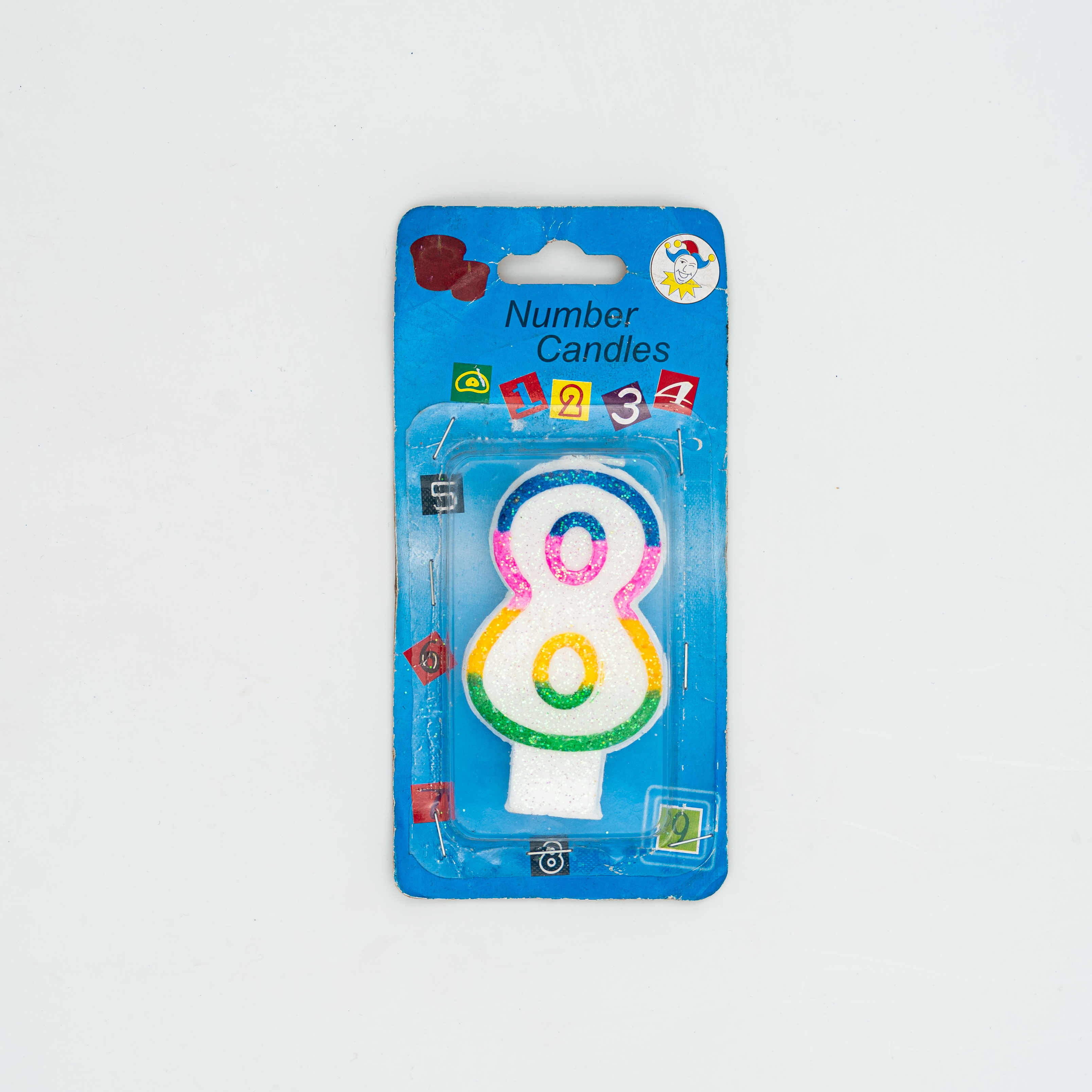 Birthday 8 Number Candle Party Items MRP 34