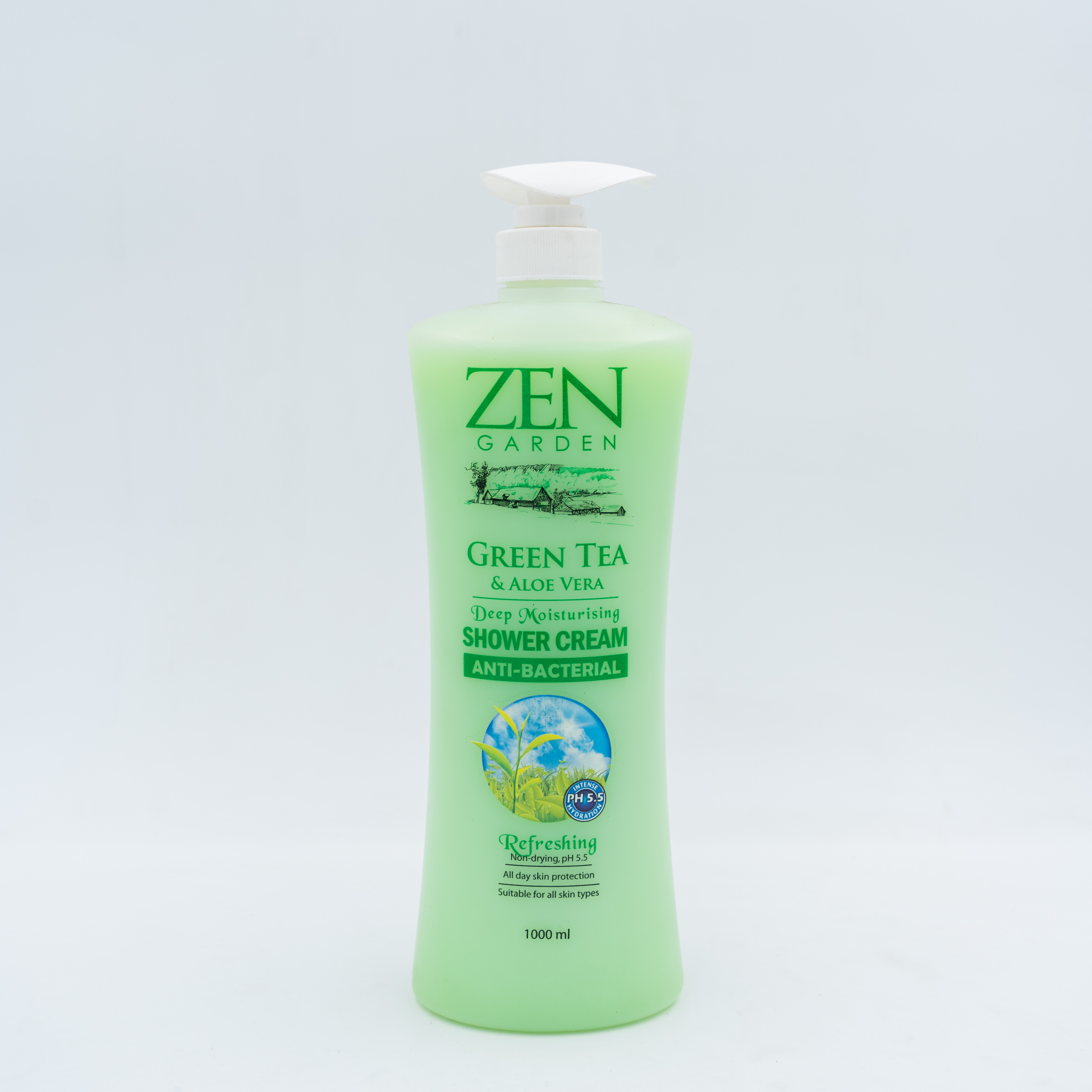 Zen Garden Green Tea Shower Cream Body Wash 1L MRP 529