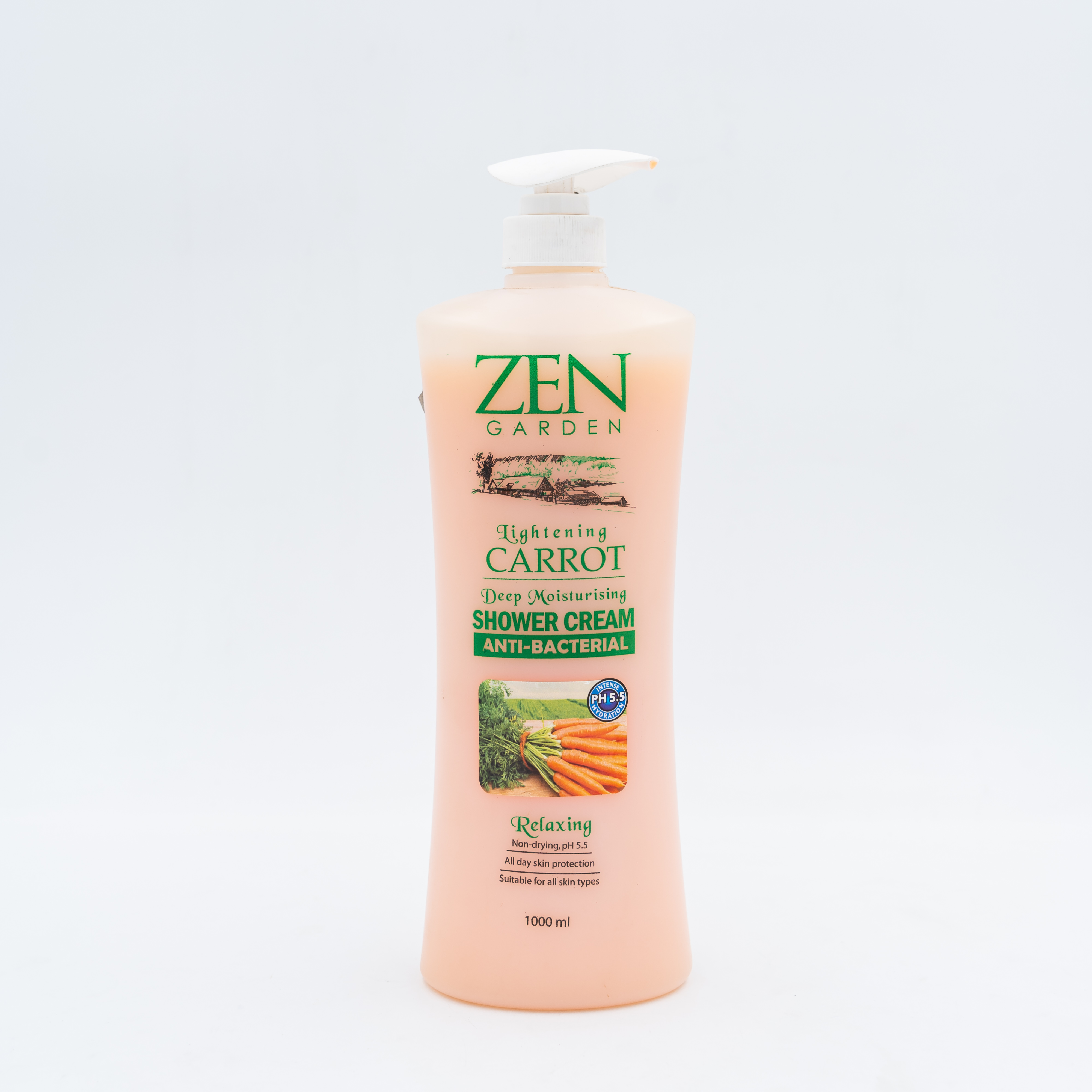 Zen Garden Shower Cream Carrot Body Wash 1L MRP 529