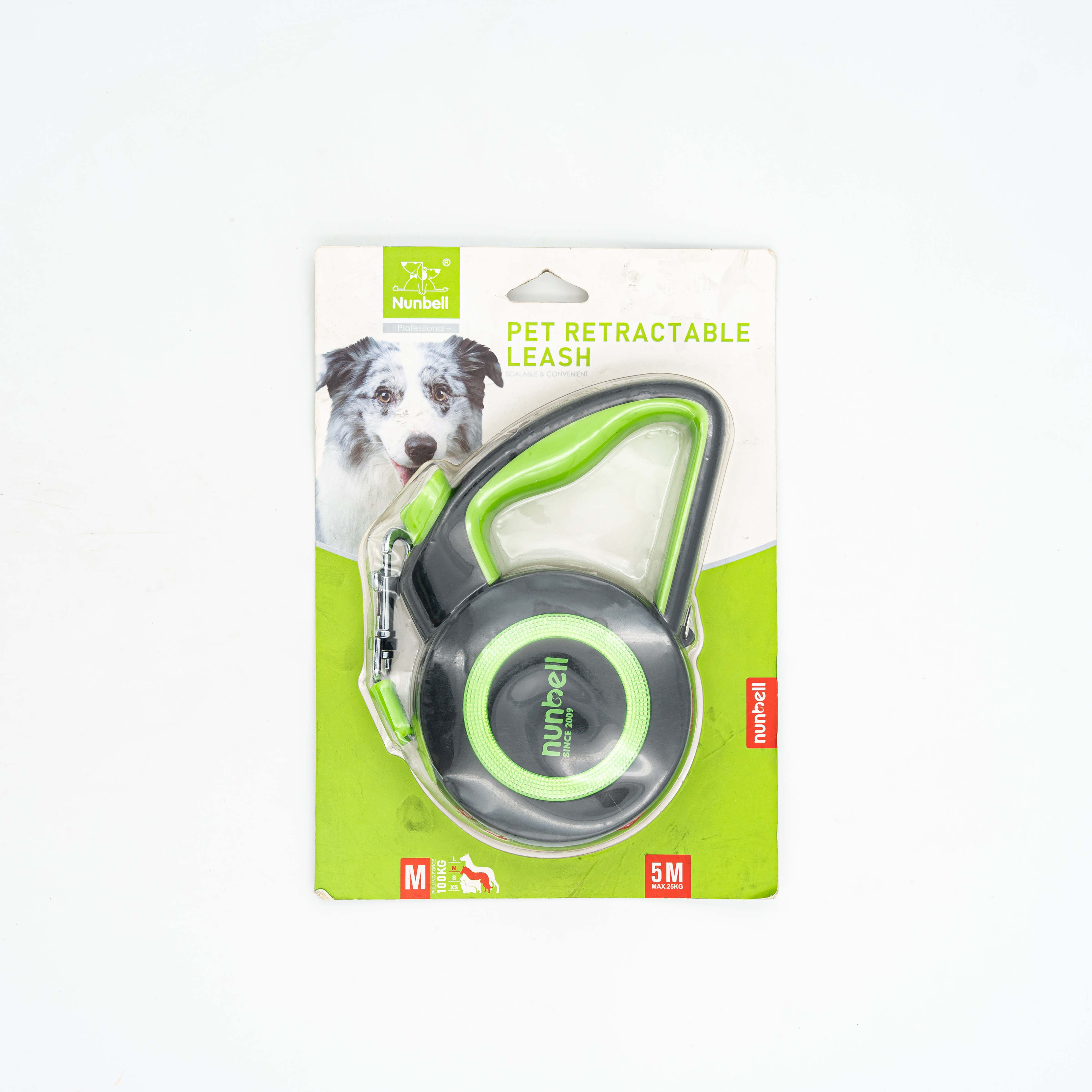 Nunbell Dog Belt with Handle 5 Meter For Medium Size Dog Max 25kg- (Green) Pet Accessories 25kg MRP 1244