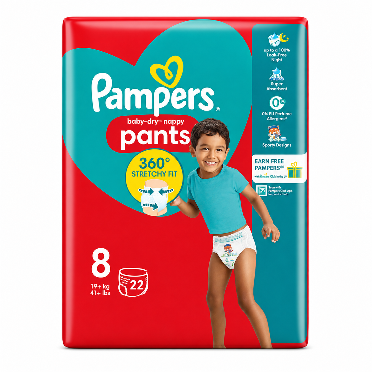 Pampers Baby Dry Nappy Diapers Size 8 MRP 2238