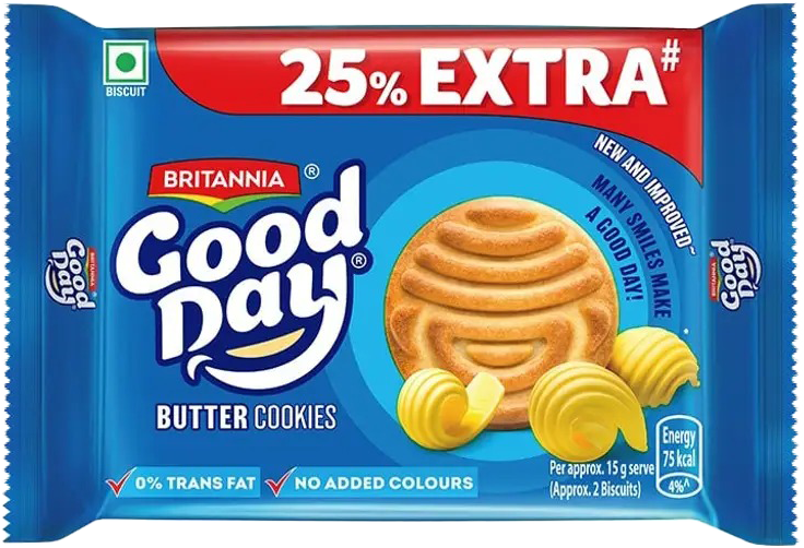 Britannia Good Day Butter Cookies 50g MRP 95