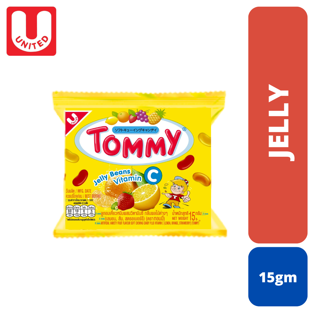 United Tommy Vitamin-C Jelly Beans 15g MRP 70