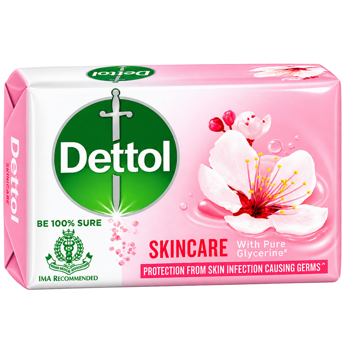 Dettol Skin Care Bathing Soaps 100g MRP 68