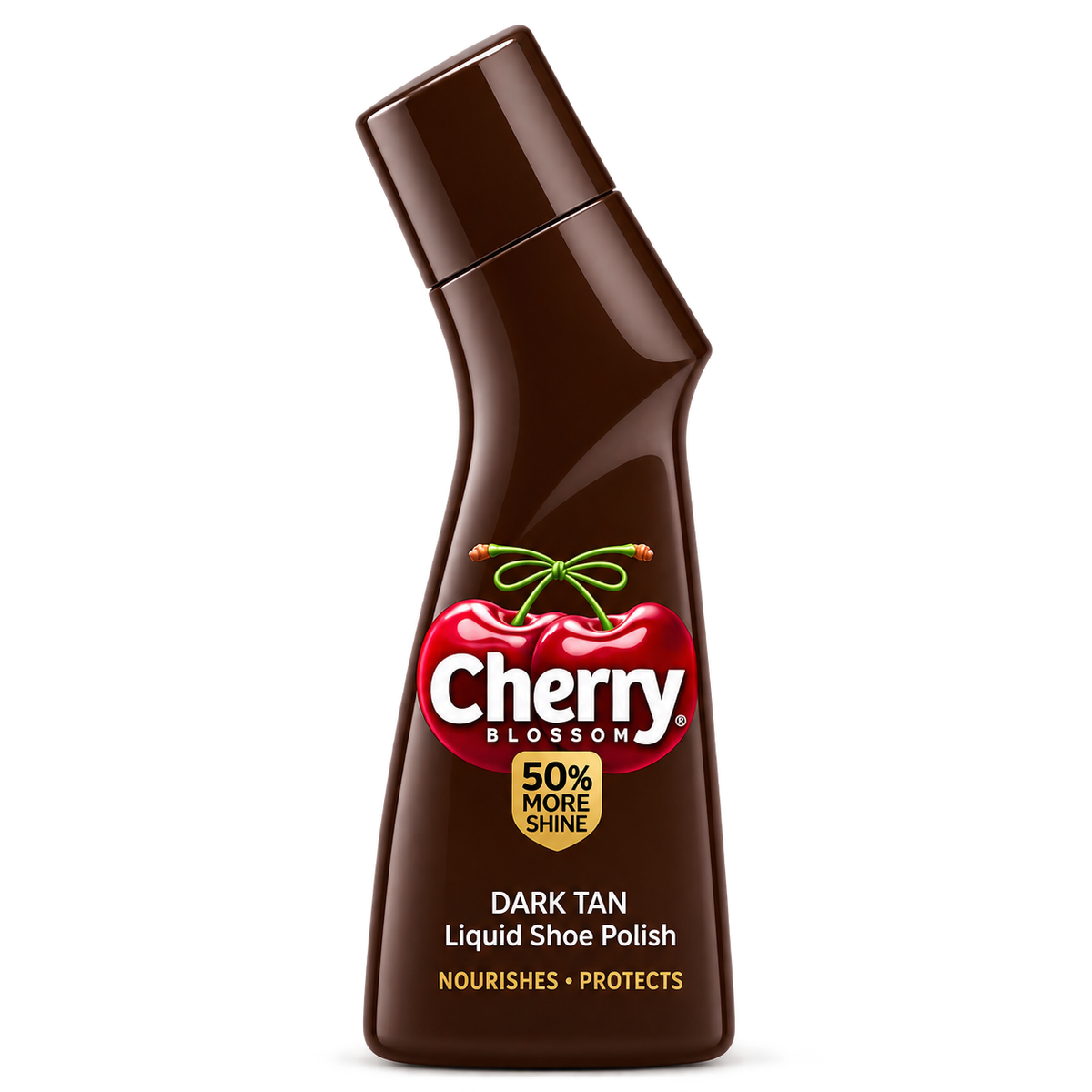 Cherry Blossom Dark Tan Liquid Shoe Polish 75ml MRP 216