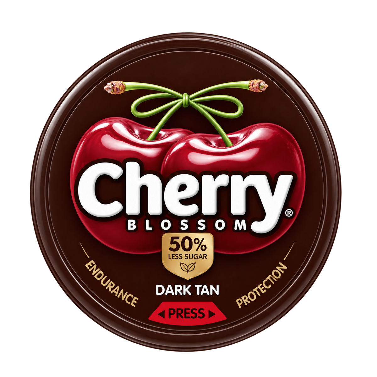Cherry Blossom Dark Tan Wax Shoe Polish 40g MRP 149