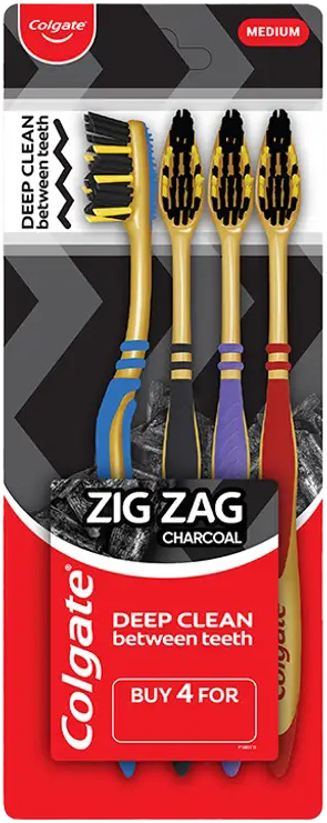 Colgate Zigzag Deep Clean Toothbrush Pack of 4 MRP 120