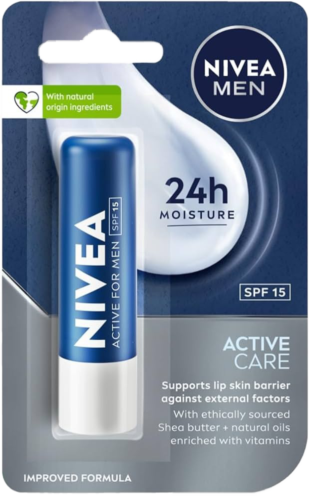 Nivea For Men Active Care Lip Balm 4.8g MRP 375