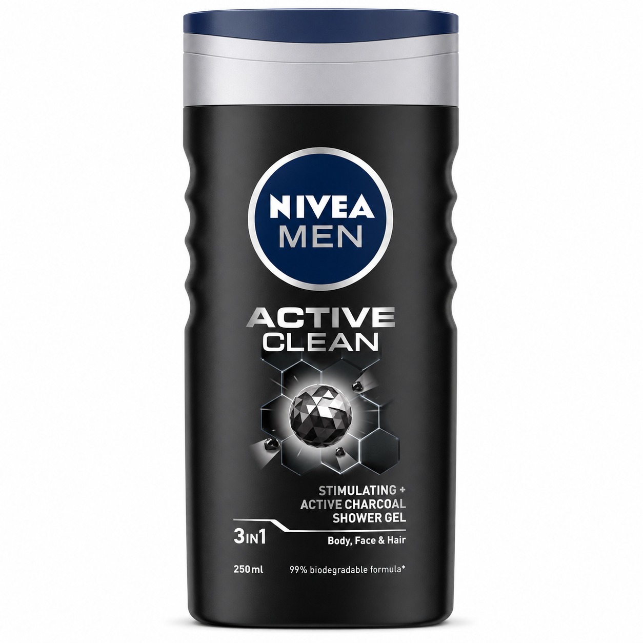 Nivea Men Active Clean Shower Gel Body Wash 250ml MRP 425
