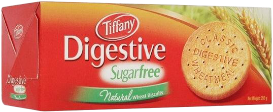 Tiffany Sugarfree Digestive Biscuits 350g MRP 365