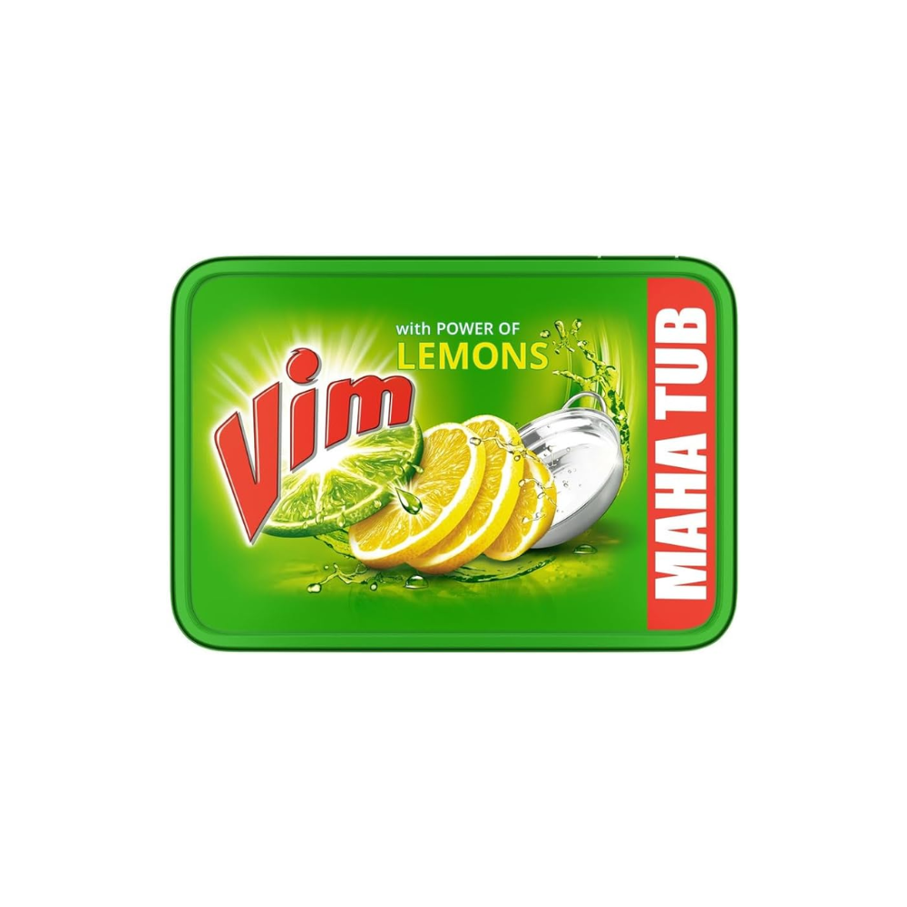 Vim Dishwash Bar lemon Tub 500g MRP 80