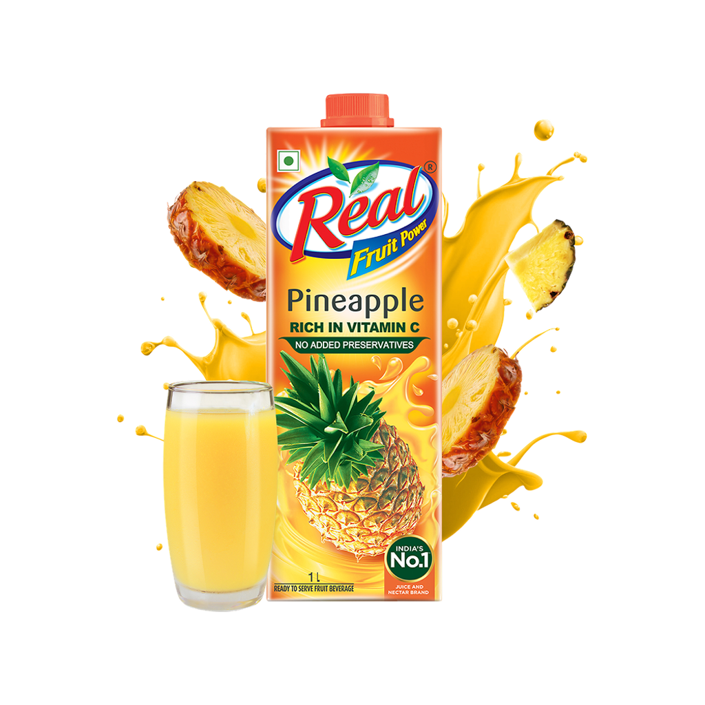 Real Fruit Power Pineapple Fruit Juice 1L MRP 290