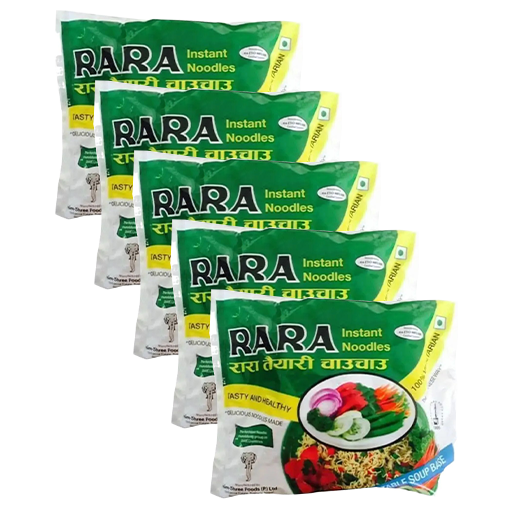 Rara Instant Noodles Veg (65g x Pack Of 5) MRP 100