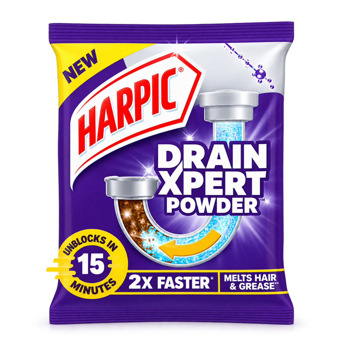 Harpic Drain Xpert Cleaner Powder 100g MRP 96
