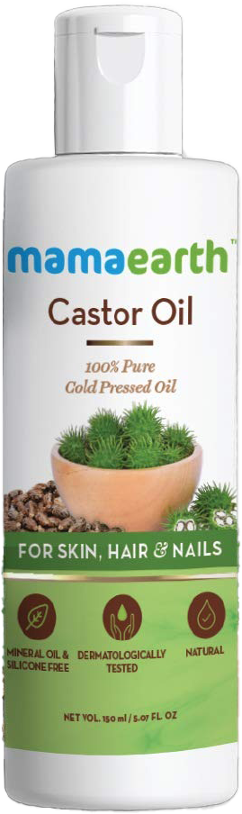 Mama Earth Castor Hair Oil 150ml MRP 479