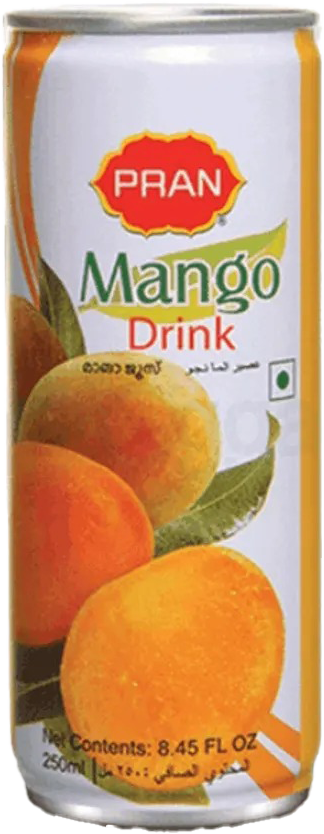 Pran Mango Drink Fruit Juice 250ml MRP 100