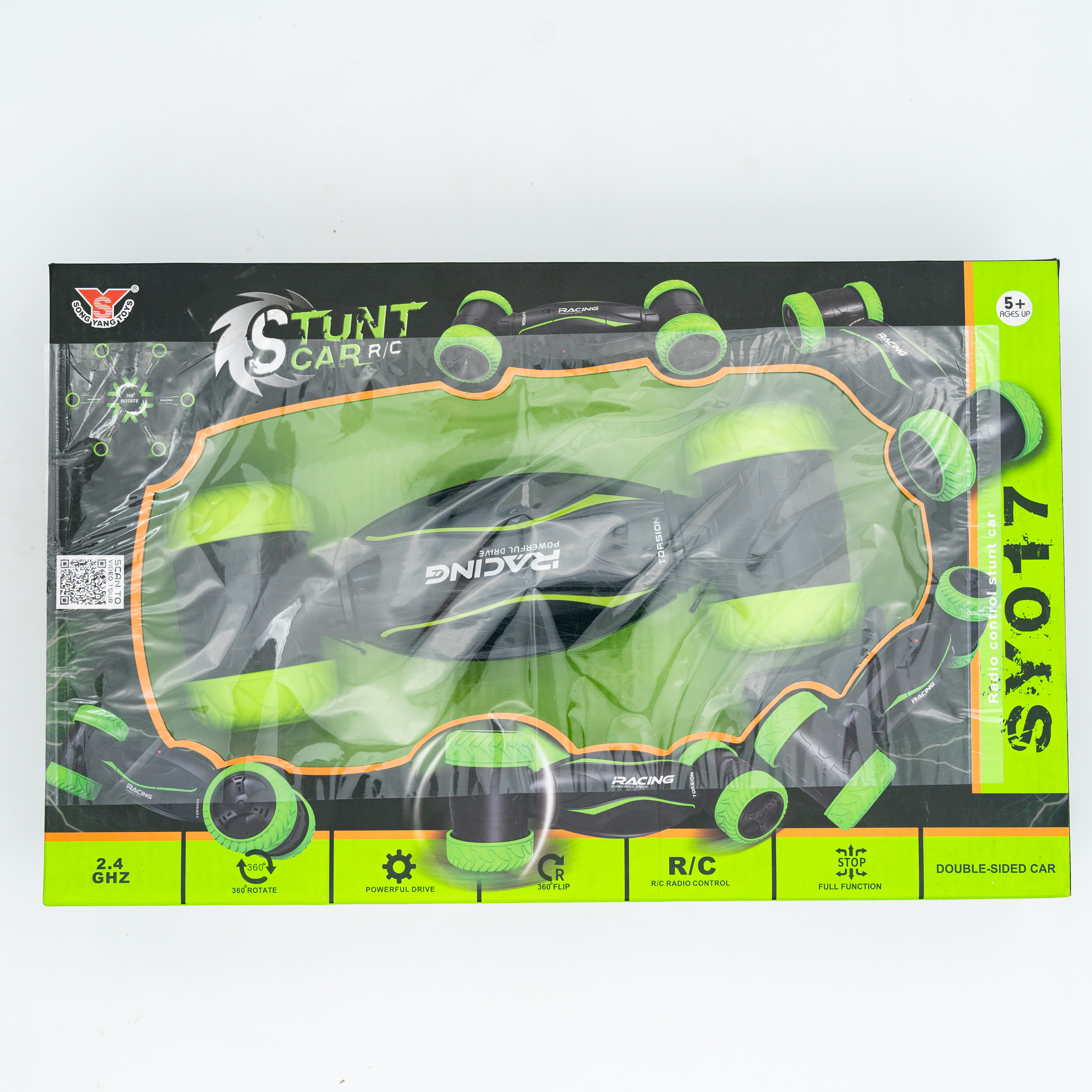 Big Remote Radio Control Stunt Car (Green) Toy Vehicles MRP 2942