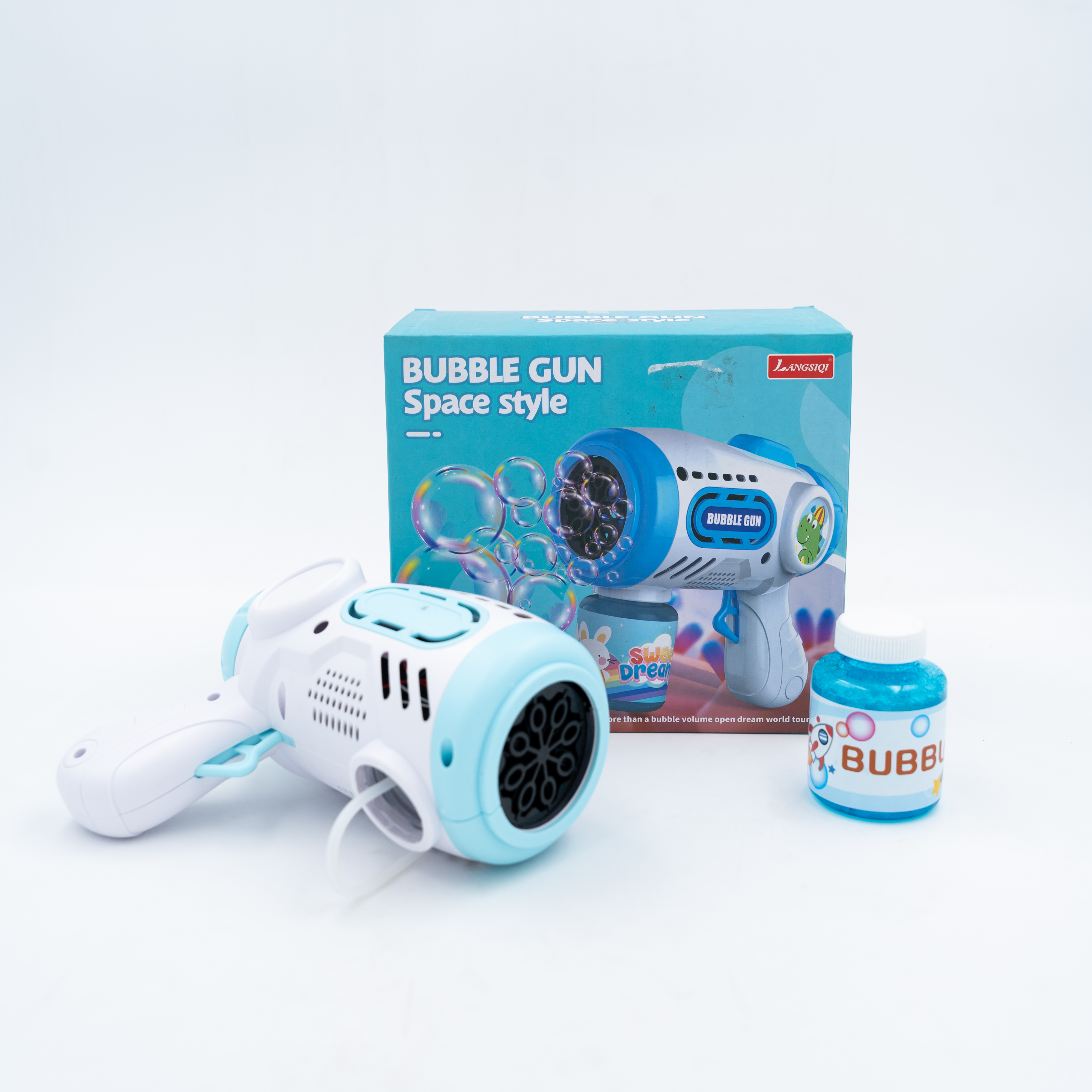 Space Bubble wand Gun boxer(Blue) Bubble Gun MRP 710