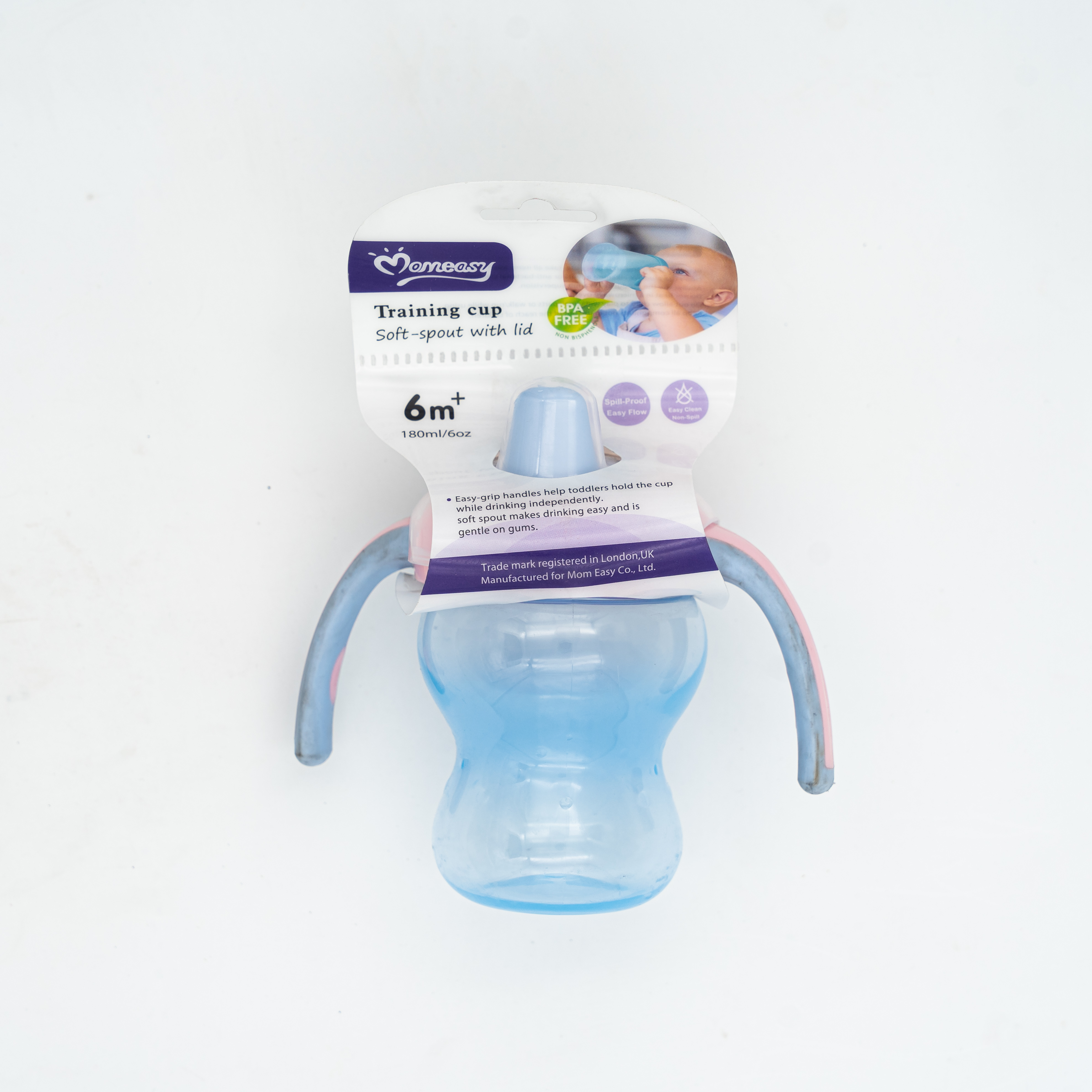 Momeasy Training Cup 180ml for 6month+ (Pink) Baby Accessories 180mL MRP 725