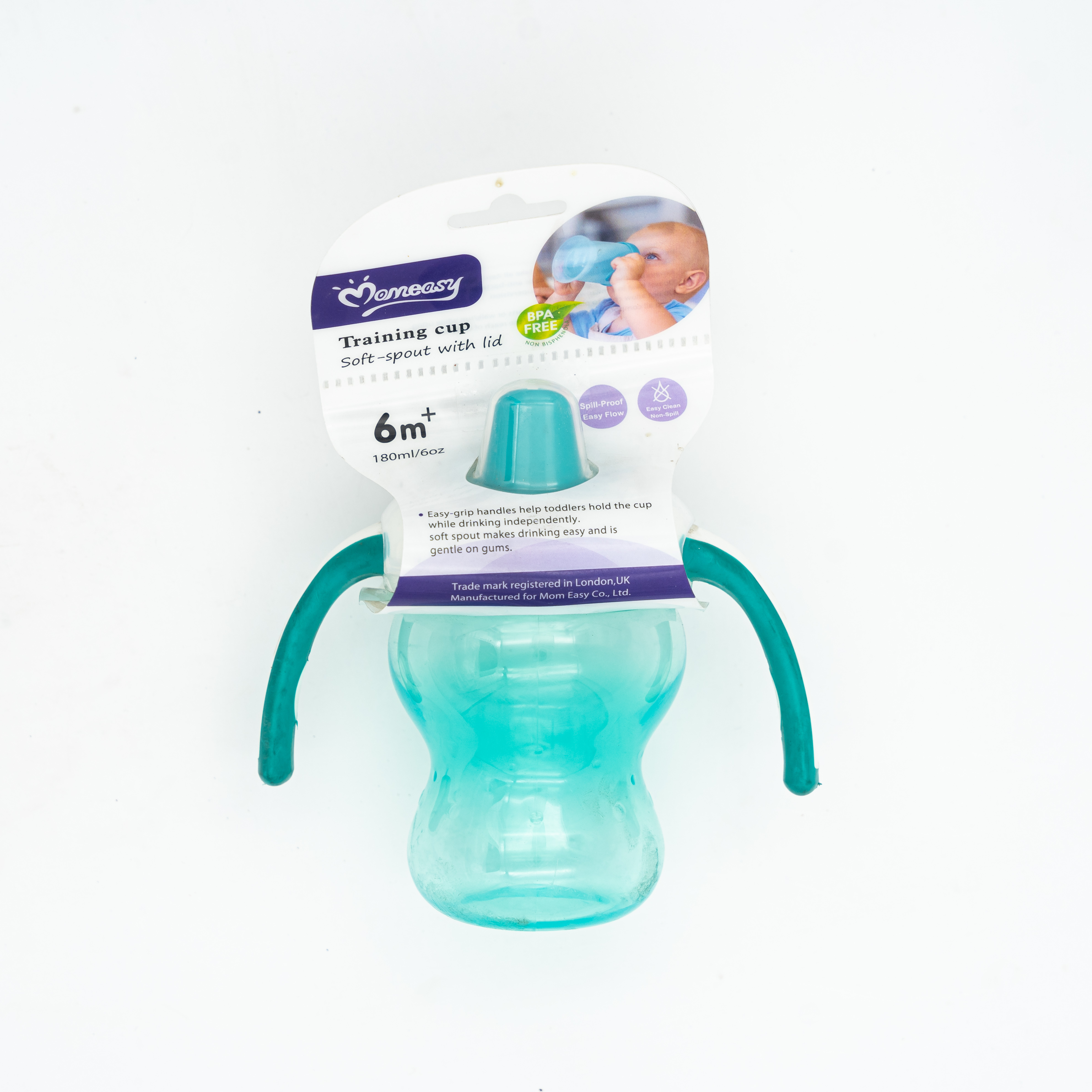 Momeasy Training Cup 180ml for 6month+ (White) Baby Accessories 180mL MRP 725