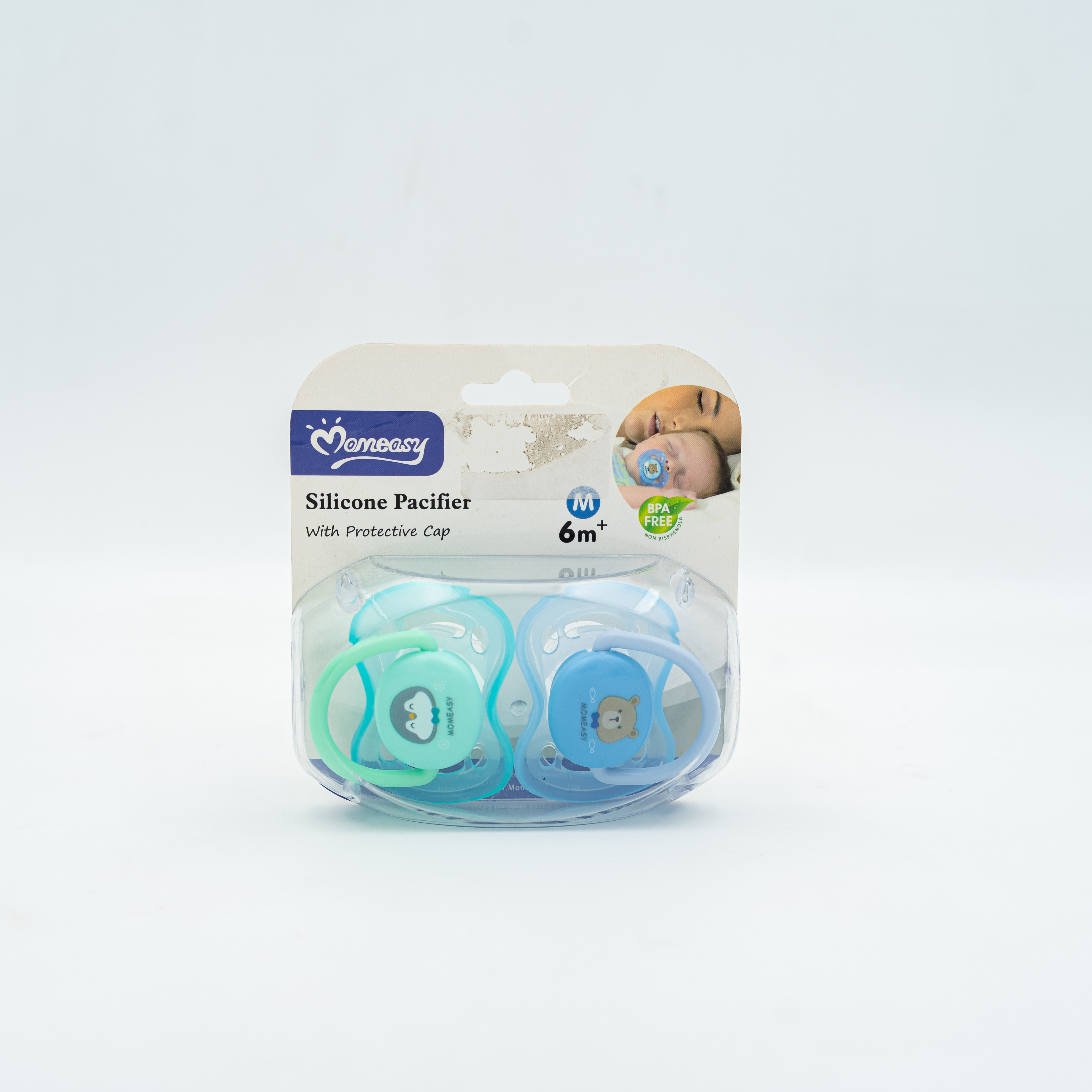 Momeasy Silicone Pacifier with Protective Cap for 6 Month+ Baby Accessories MRP 555