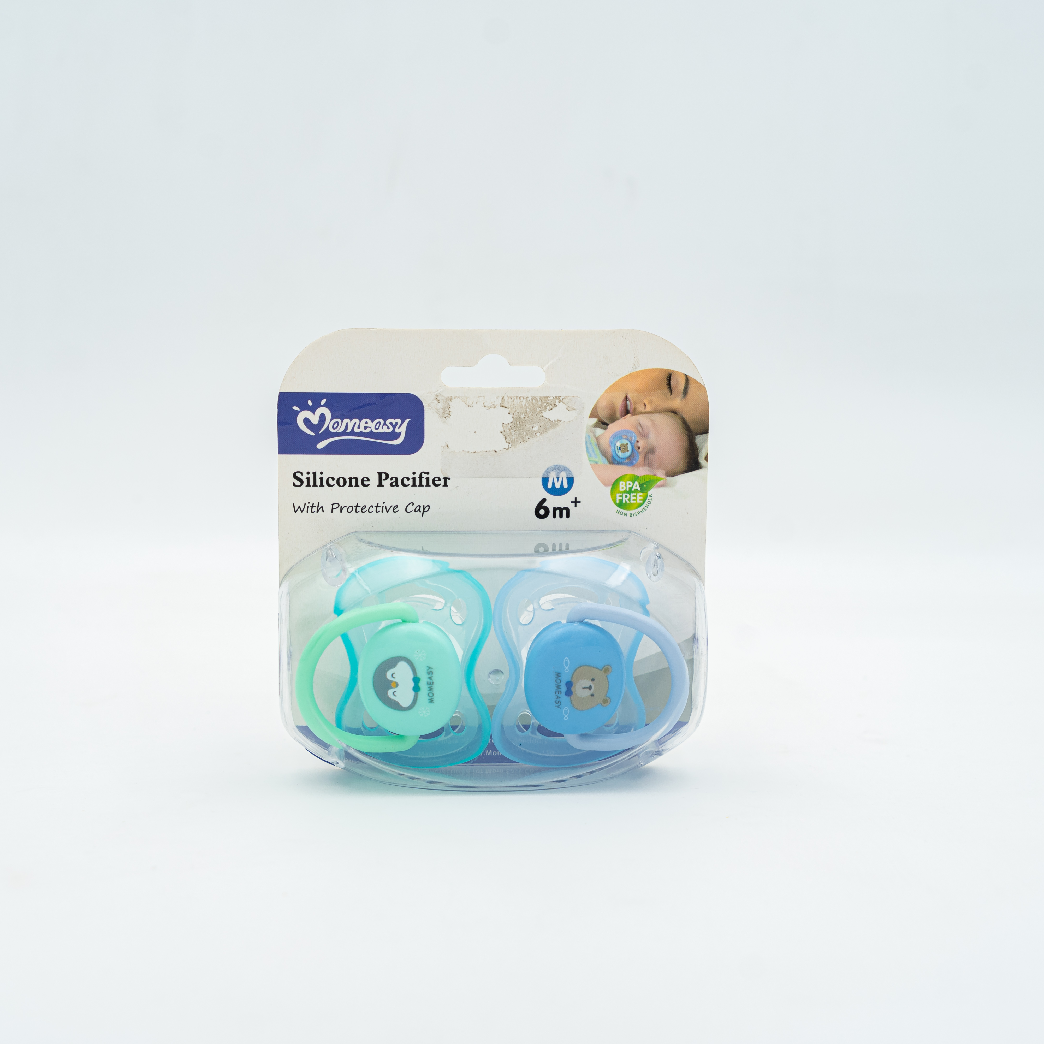Momeasy Silicone Pacifier with Protective Cap for 6 Month+ Baby Accessories MRP 555