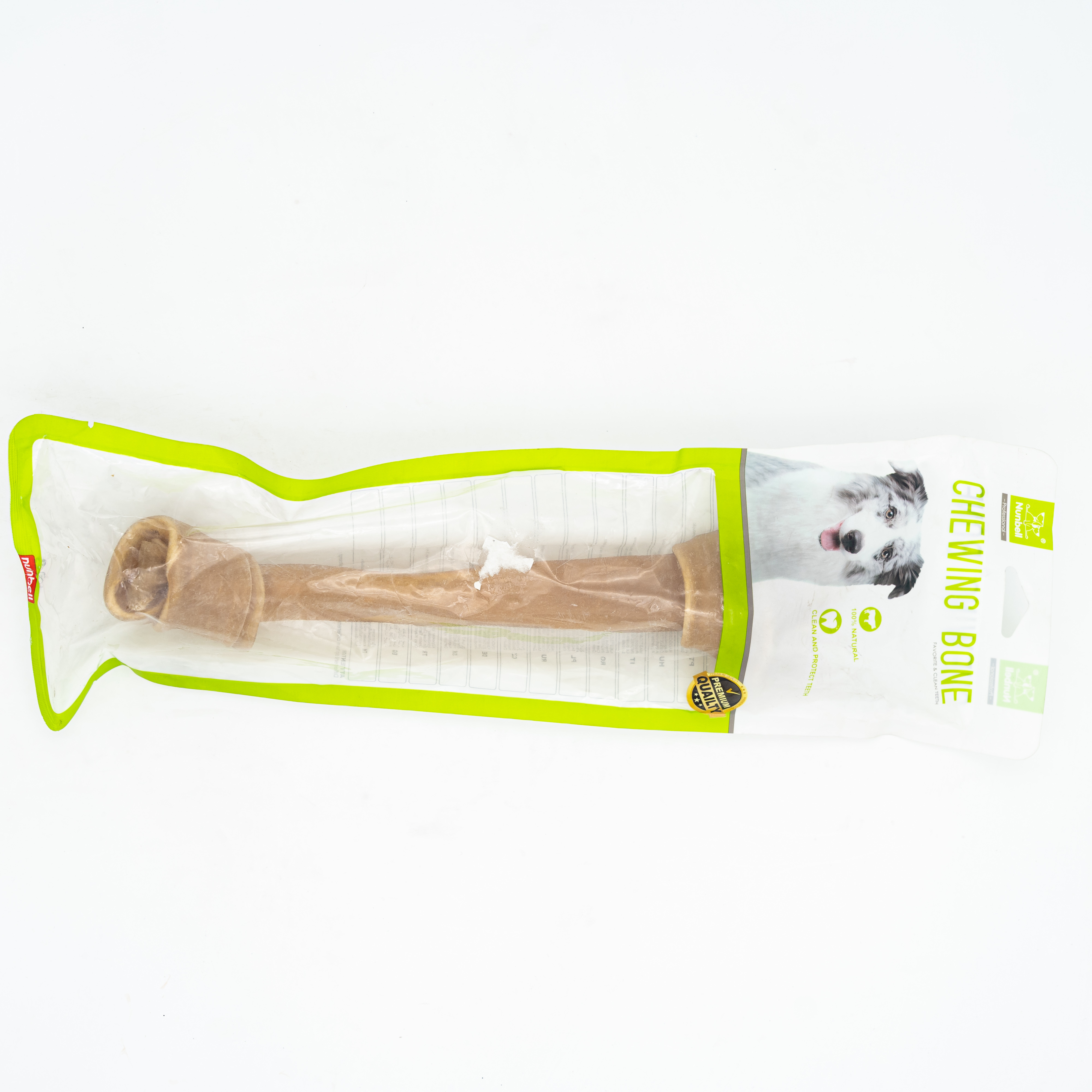 Nunbell Dog Chew Bone Folded 10 Inch Single Pcs Pet Food MRP 390