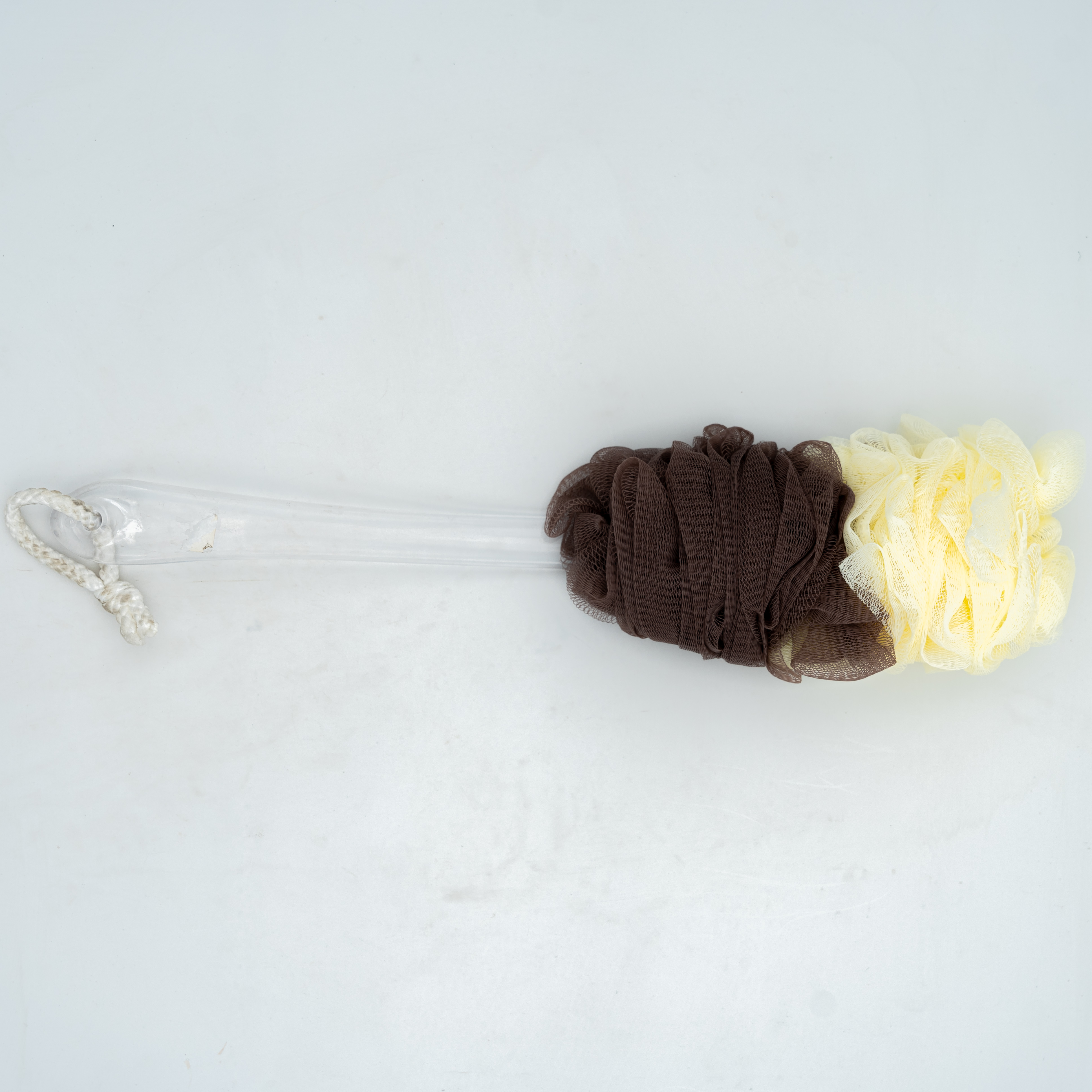 Brown Bath Sponge long Loofah with Long Stick Loofah Sponge MRP 270