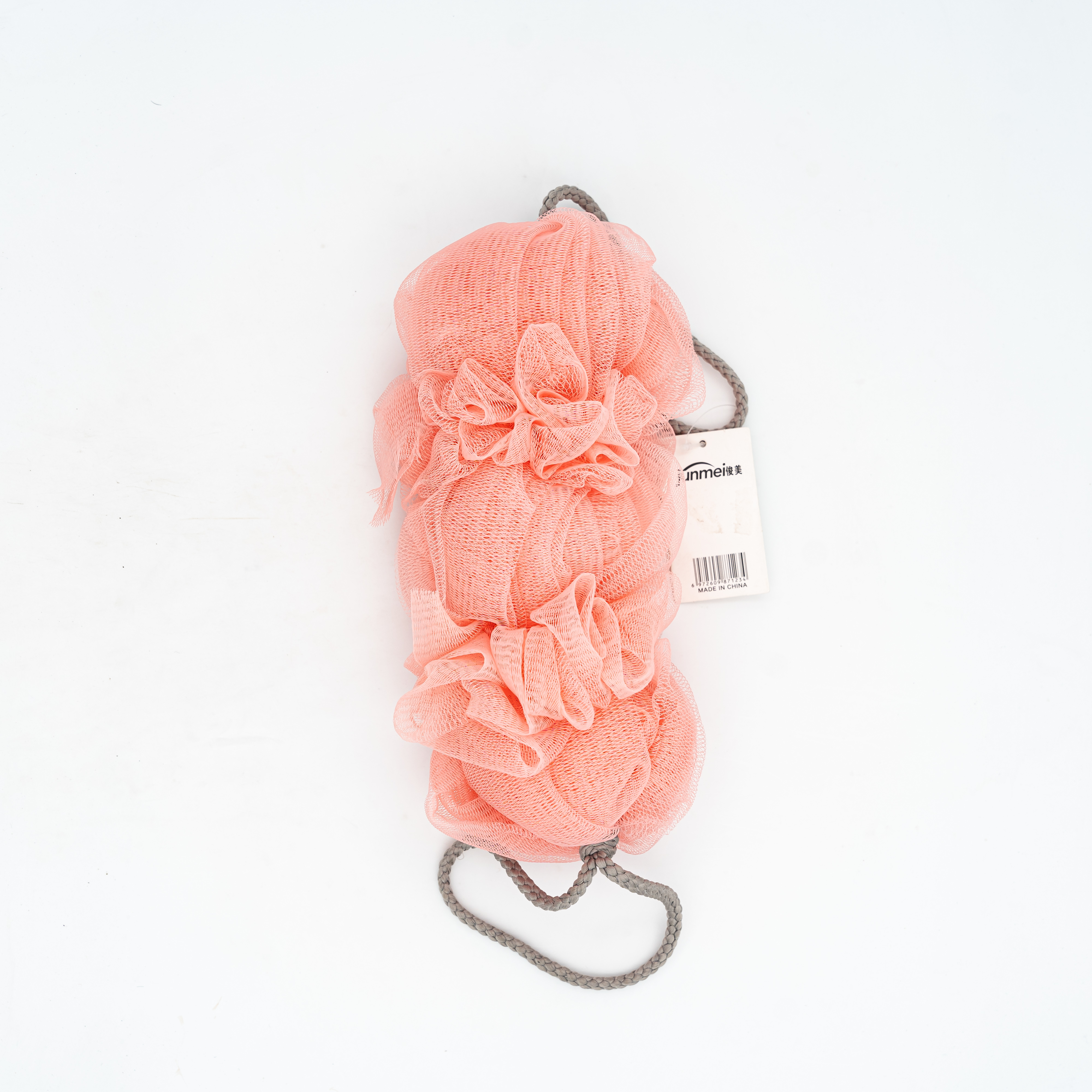 Stretchable Long Loofah With Two Rope Handle (Pink) Loofah Sponge MRP 300