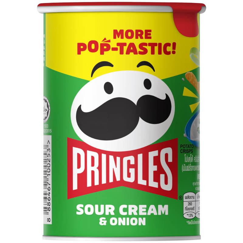 Pringles Sour Cream & Onion Chips 42g MRP 130