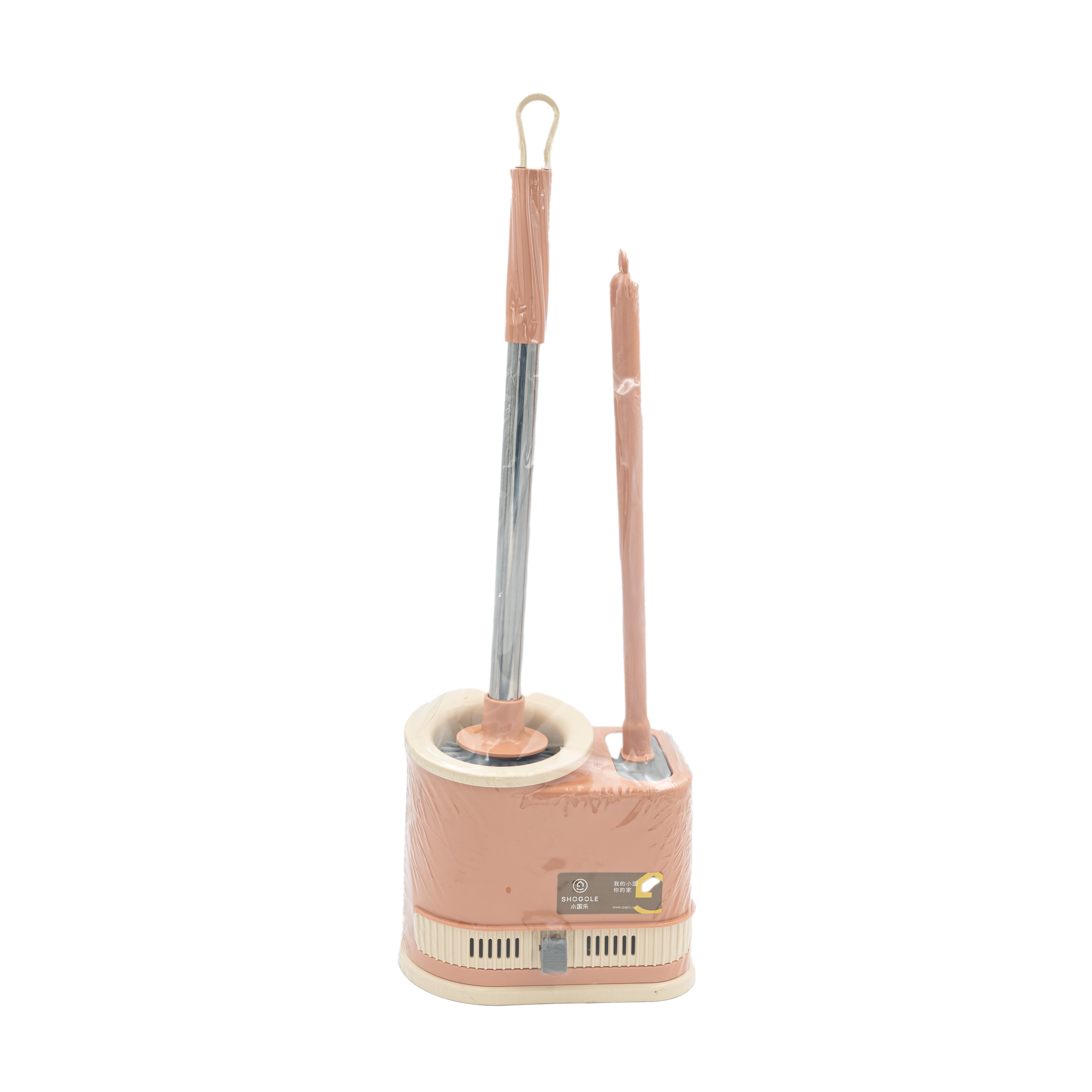 Double Toilet Brush With holder (Pink) Toilet Cleaners MRP 1730