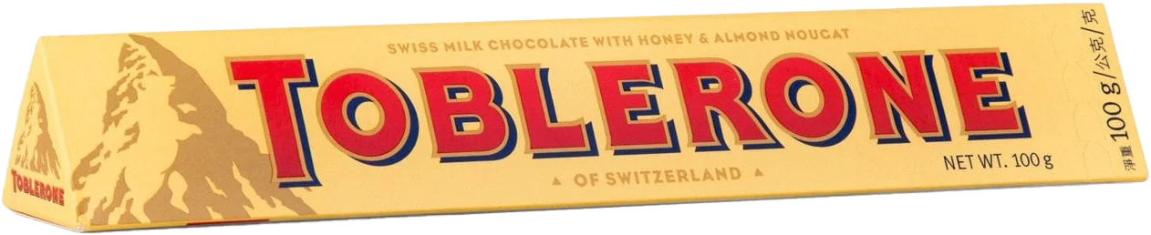 Toblerone Milk Chocolate Bar 100g MRP 400