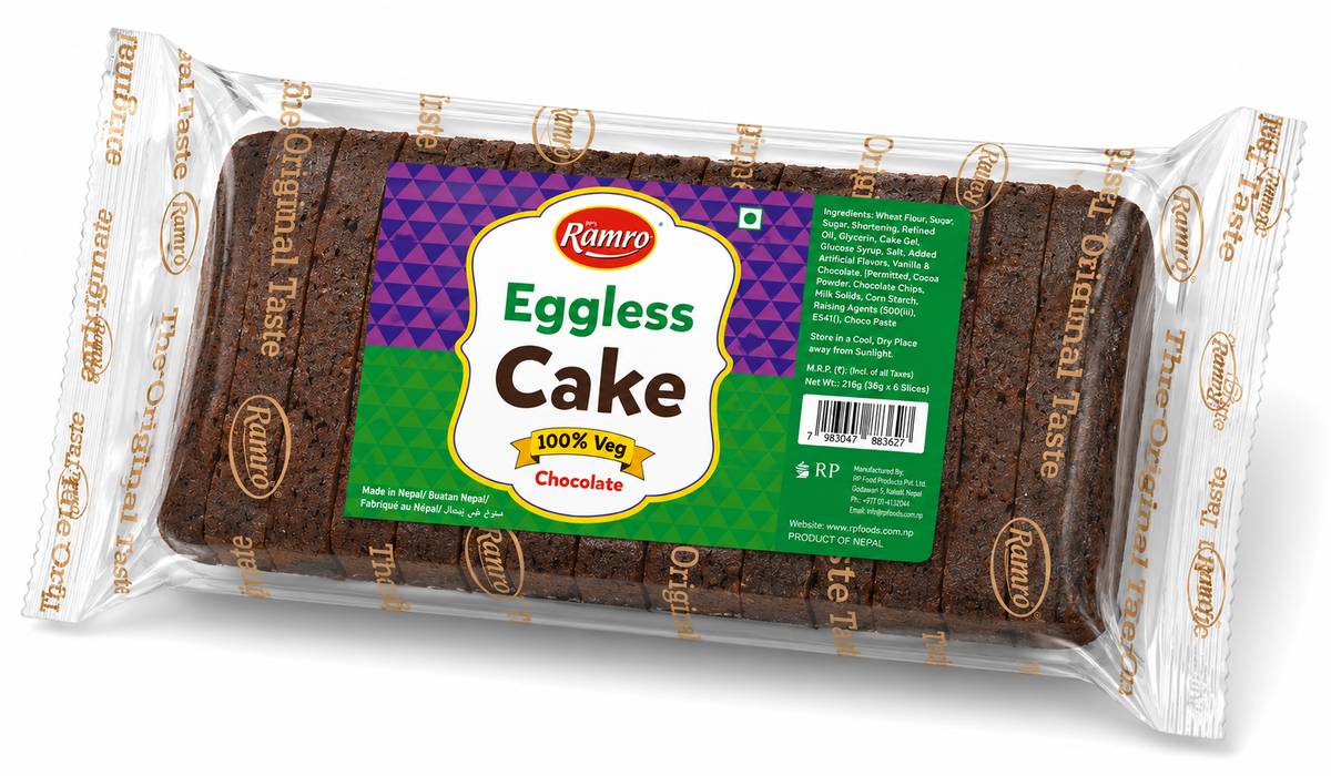 Ramro Eggless Slice Choco Cake 200g MRP 160