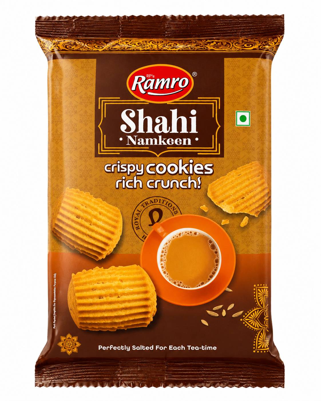 Ramro Shahi Namkeen Cookies 120g MRP 50