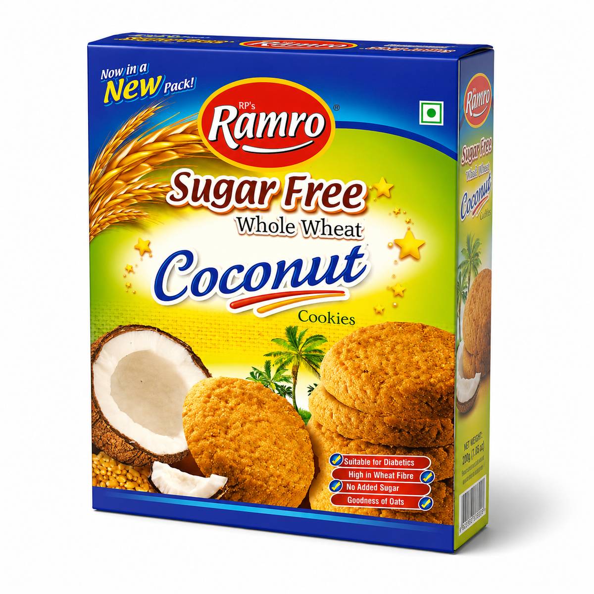 Ramro Sugarfree Coconut Cookies 200g MRP 160