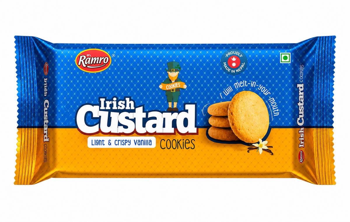 Ramro Irish Custard Cookies 120g MRP 50