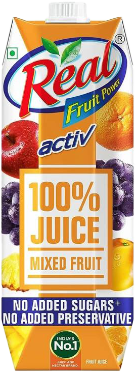 Real Active Mixed Fruit Juice 1000ml MRP 325