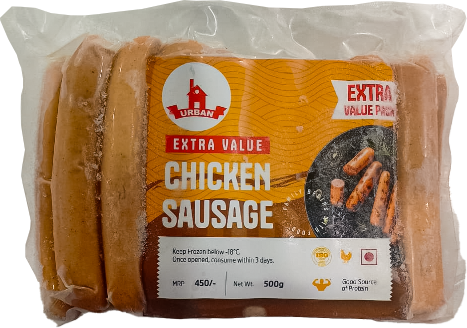 Urban Chicken Sausage (Extra Value) 500g MRP 450