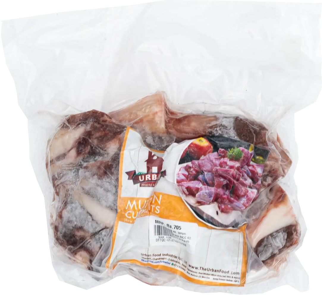 Urban Non-veg Frozen Mutton Curry Cuts 500g MRP 705