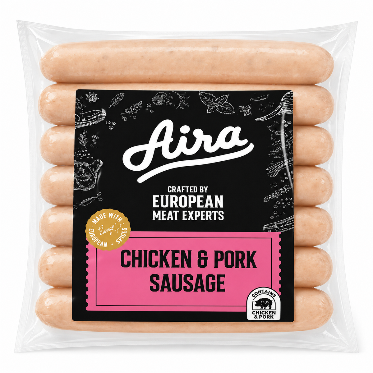 Aira Chicken & Pork Sausage 400g MRP 580