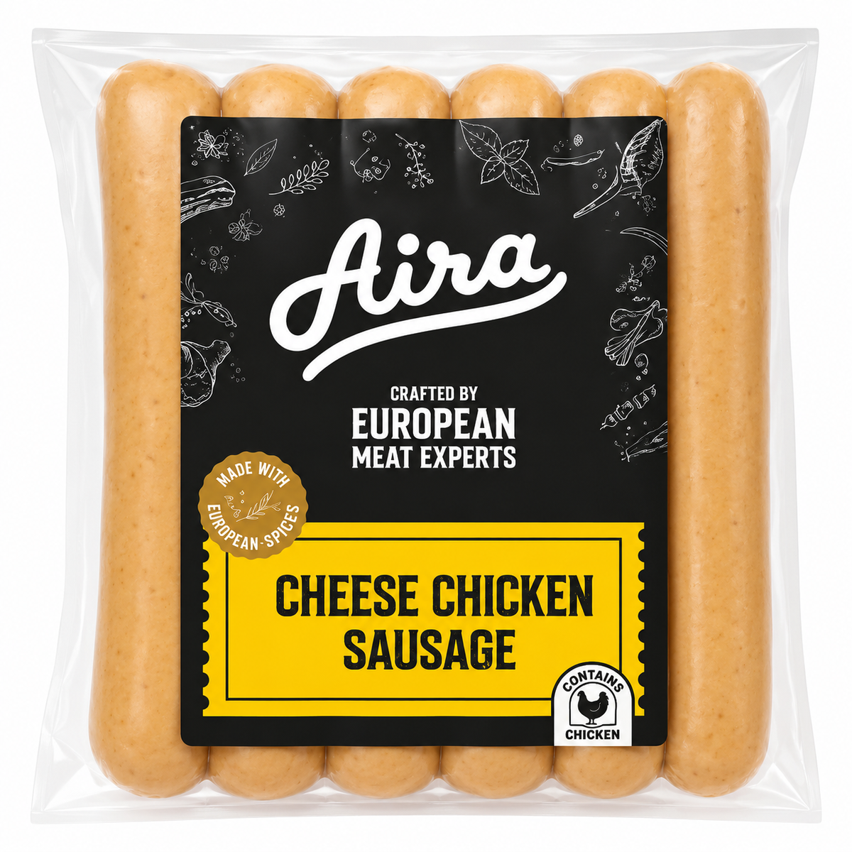 Aira Cheese Chicken Sausage 400g MRP 595