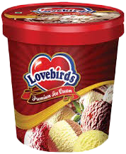 Lovebirds Butterscotch Ice cream Tub 500ml MRP 250