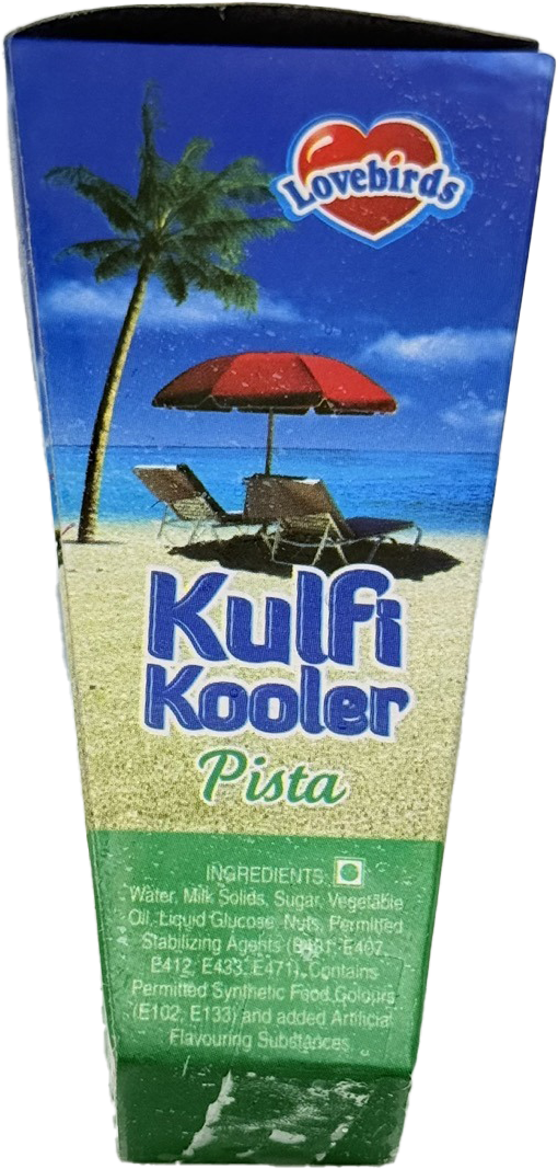 Lovebirds Cooler Pista Ice Cream Kulfi 60ml MRP 70